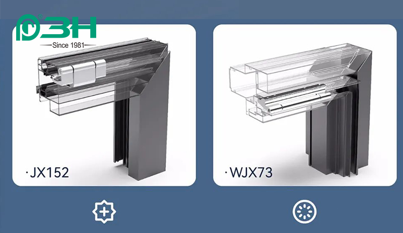 Hardware de parede cortina 3h 5