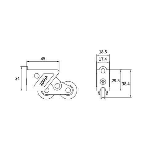 Rolo Deslizante LTS22