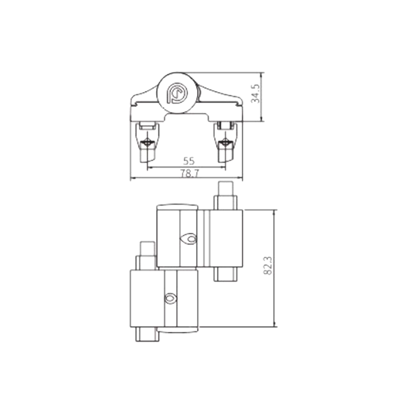 Dobradiça 3D para porta de batente JX111