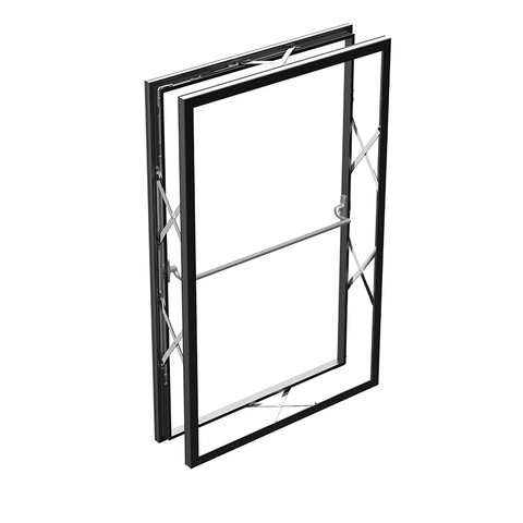 Sistema de hardware para janela de abertura paralela