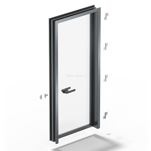 Sistema de hardware de porta de balanço da linha fino 