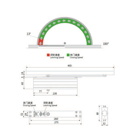 Fechador de porta ITS-400