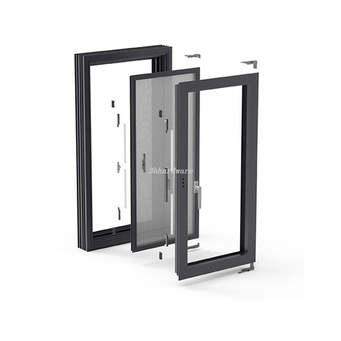 Sistema de hardware integrado de janela de tela interna dupla