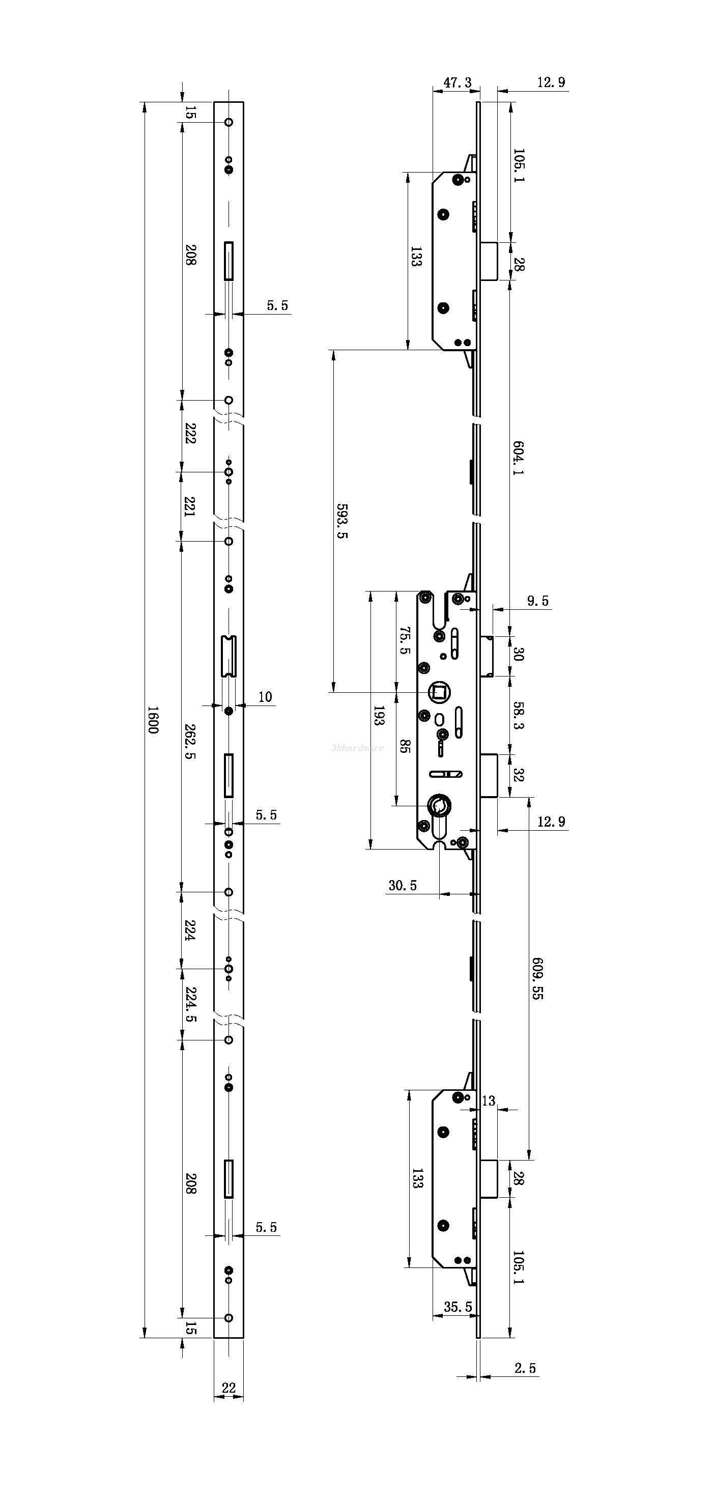 LINKAGELA LOCK BODY WT1157