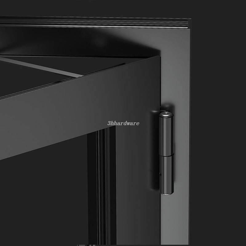 Sistema de hardware para porta giratória de alumínio 