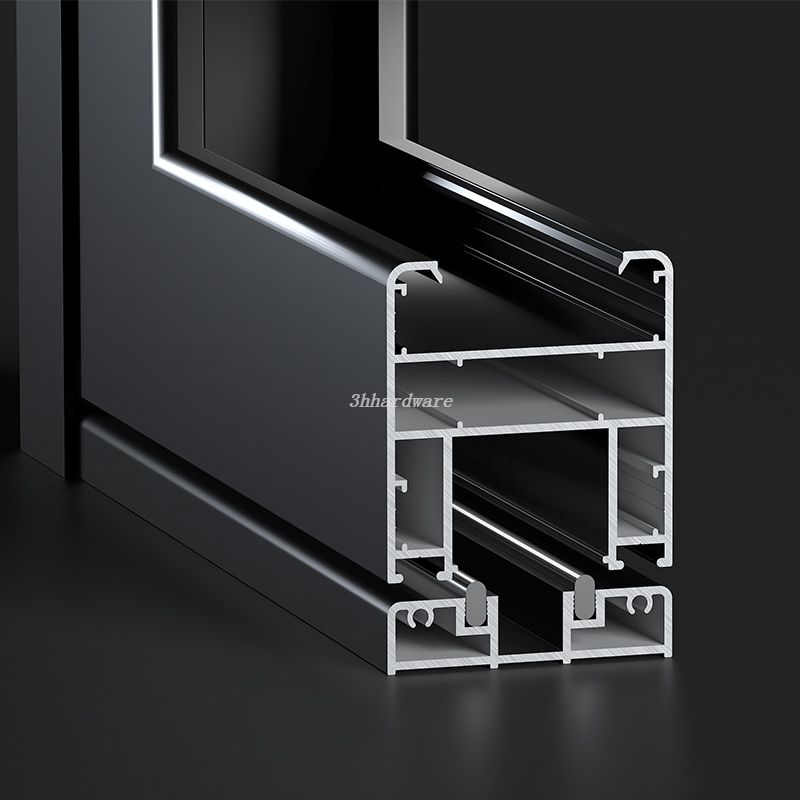 Hardware da porta dobrávelWZDM03 (perfil de 75)