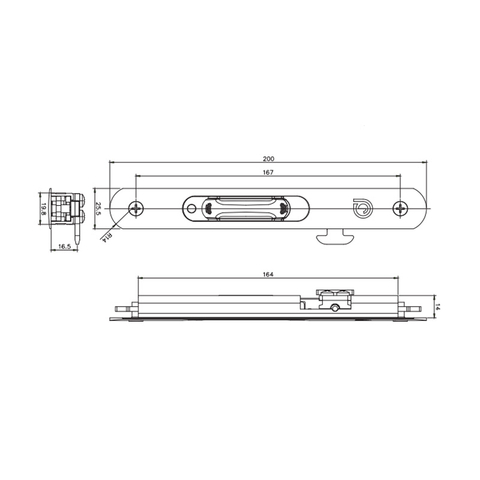 Trava deslizante STG35