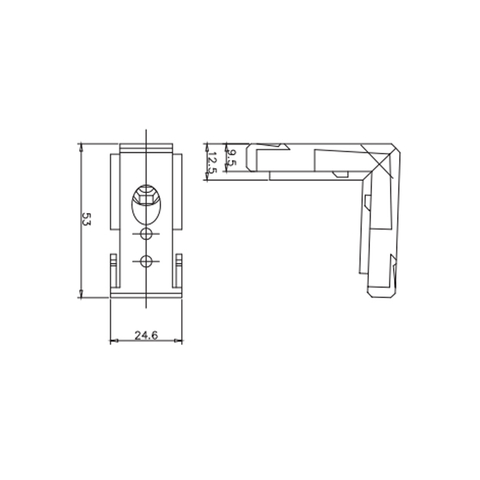 Conector de junta de canto CCG08