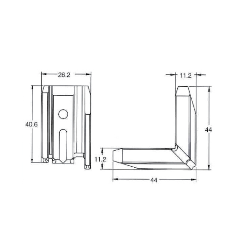 Conector de junta de canto CCG275