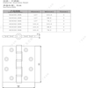 Dobradiça de topo com rolamentos de esferas EN 2 504030-2BB 