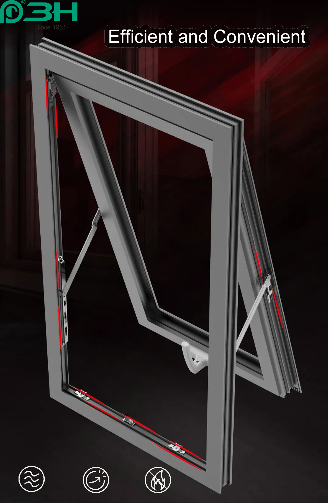 sistema de hardware de janela suspensa no topo 1