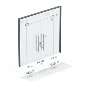 Solução de sistema de hardware para porta de entrada de vidro