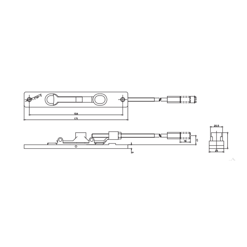 Parafuso embutido MX505