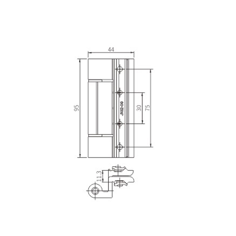 Dobradiça para janela e porta JX131