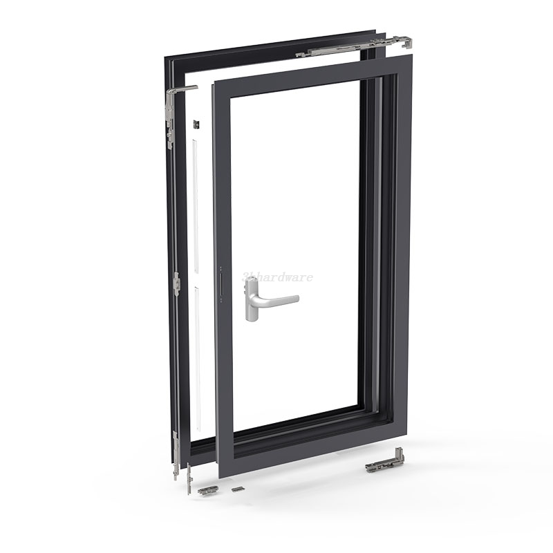 180 ° Inclinação e gire o sistema de hardware da janela