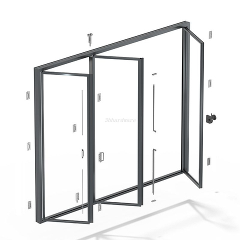 Hardware de porta dupla WZDM06 (perfil 18)