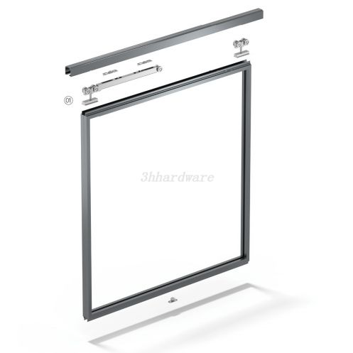 Solução de sistema de hardware para porta suspensa deslizante